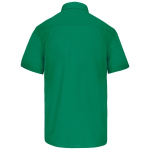 Chemise popeline polycoton manches courtes entretien facile homme 45