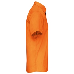Chemise popeline polycoton manches courtes entretien facile homme 66