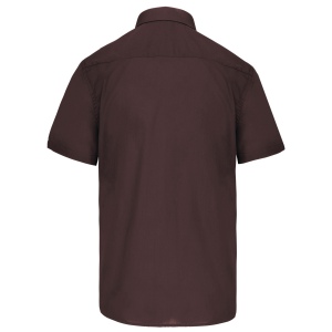 Chemise popeline polycoton manches courtes entretien facile homme 34