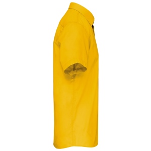 Chemise popeline polycoton manches courtes entretien facile homme 76