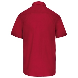 Chemise popeline polycoton manches courtes entretien facile homme 36