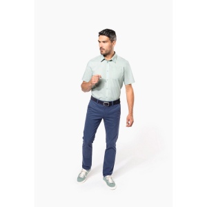 Chemise popeline polycoton manches courtes entretien facile homme 92