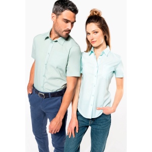 Chemise popeline polycoton manches courtes entretien facile homme 93