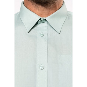 Chemise popeline polycoton manches courtes entretien facile homme 95