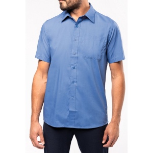 Chemise popeline polycoton manches courtes entretien facile homme 97