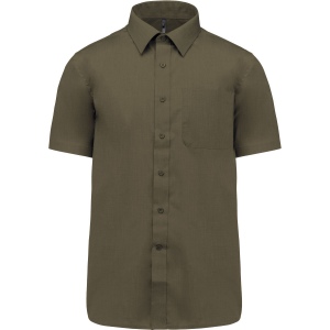 Chemise popeline polycoton manches courtes entretien facile homme 21