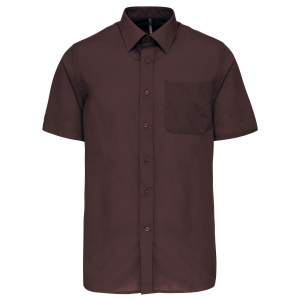 Chemise popeline polycoton manches courtes entretien facile homme 5