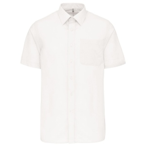 Chemise popeline polycoton manches courtes entretien facile homme 2