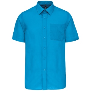 Chemise popeline polycoton manches courtes entretien facile homme 4