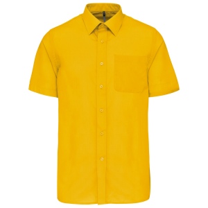 Chemise popeline polycoton manches courtes entretien facile homme 18