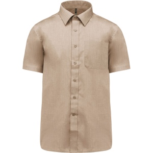 Chemise popeline polycoton manches courtes entretien facile homme 19