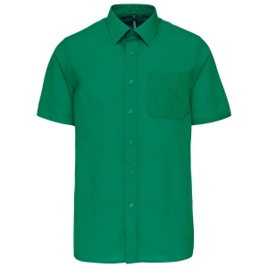 Chemise popeline polycoton manches courtes entretien facile homme 16