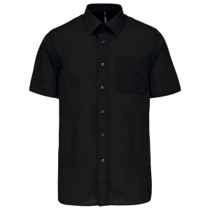 Chemise popeline polycoton manches courtes entretien facile homme 13