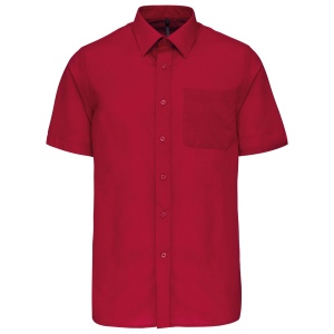 Chemise popeline polycoton manches courtes entretien facile homme 7