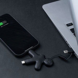 Buddy Cable - Câble de charge multi-connecteurs Double entrée Type-C & USB 11