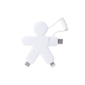Buddy Cable - Câble de charge multi-connecteurs Double entrée Type-C & USB 2