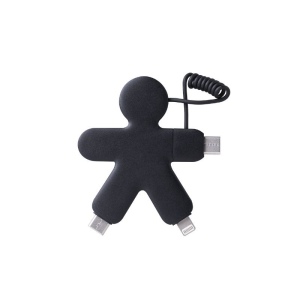 Buddy Cable - Câble de charge multi-connecteurs Double entrée Type-C & USB 3