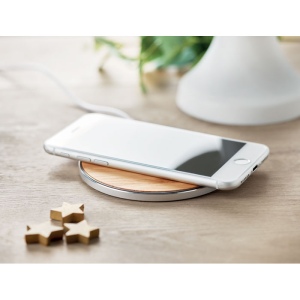 Chargeur sans fil en bambou - DESPAD 6