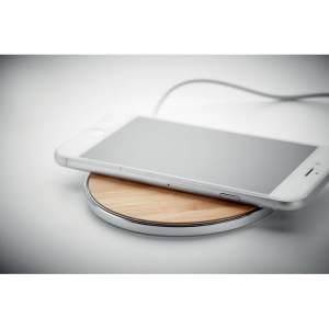 Chargeur sans fil en bambou - DESPAD 7