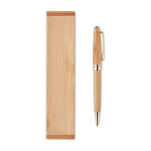 Stylo bille coffret bambou - ETNA 3