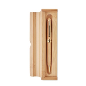 Stylo bille coffret bambou - ETNA 4