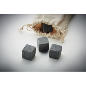 Cube en pierre dans pochette - ROCKS 3