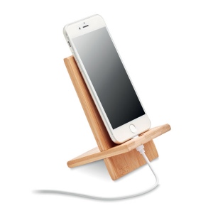 Support de téléphone en bambou - WHIPPY 4