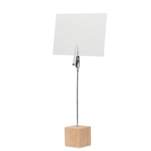 HELLO CLIP - Clip mémos en bois de pin