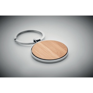 Porte-clés rond métal bambou - BALLARAT 5