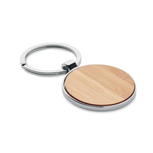 Porte-clés rond métal bambou - BALLARAT 2