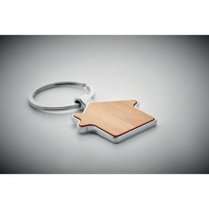 Porte-clés maison métal bambou - BURNIE 5