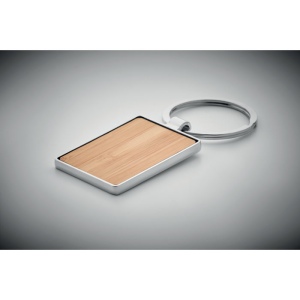 Porte-clés rectangle en bambou - BENDIGO 5