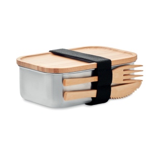 Lunch box en acier inox. 600ml - SAVANNA 2