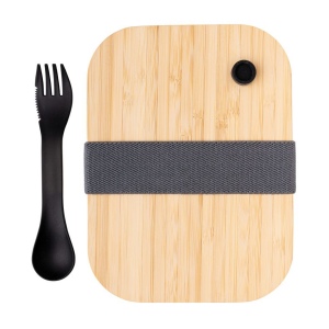 Boîte repas en verre avec couvercle en bambou 7