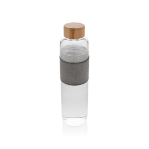 Bouteille en verre avec couvercle en bambou Impact 3