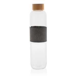 Bouteille en verre avec couvercle en bambou Impact 4