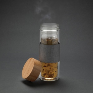 Bouteille à double paroi en verre Impact 14