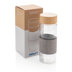 Bouteille à double paroi en verre Impact 20