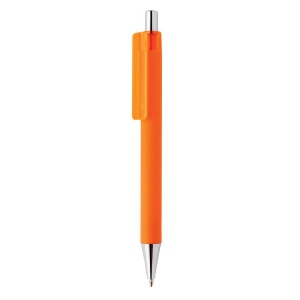 Stylo X8 finition gomme en ABS recyclé RCS 62