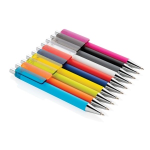 Stylo X8 finition gomme en ABS recyclé RCS 16