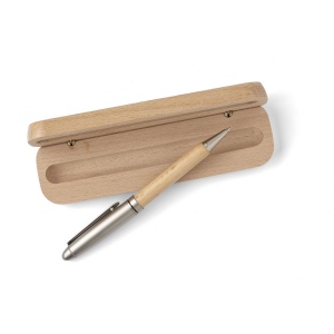 Stylo bille en bois de hêtre Tobias 3