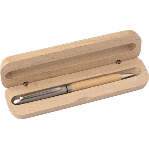 Stylo bille en bois de hêtre Tobias 4
