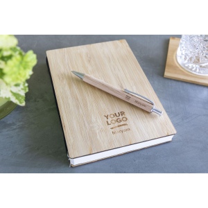 Carnet A5 avec couverture en bambou Jo 8