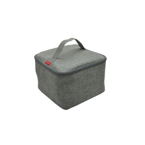 Sac à bento isotherme 'Sendai', gris chiné RPET 3