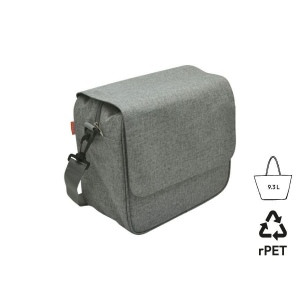 Besace à bento isotherme 'Hakone', gris chiné RPET 2