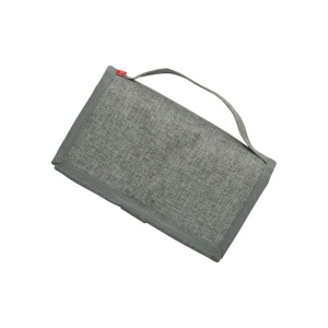 Sac à bento pliable isotherme 'Fujisawa', gris chiné RPET 6