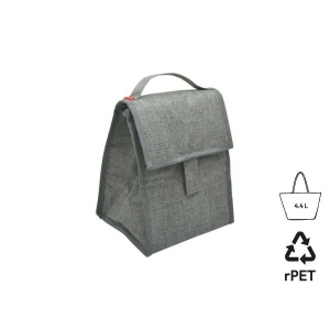 Sac à bento pliable isotherme 'Fujisawa', gris chiné RPET 2