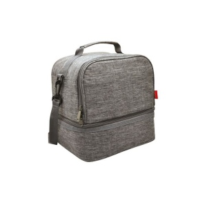 Sac à bento isotherme 'Uji', gris chiné RPET 3