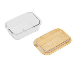 Boîte à déjeuner ROSILI M, avec couvercle en bambou: capacité env. 350 ml 3