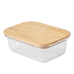 Boîte à déjeuner ROSILI M, avec couvercle en bambou: capacité env. 350 ml 2